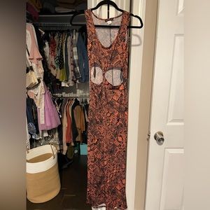 Material girl maxi dress